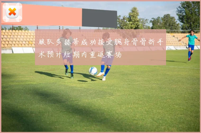 狼队多赫蒂成功接受腕舟骨骨折手术预计短期内重返赛场
